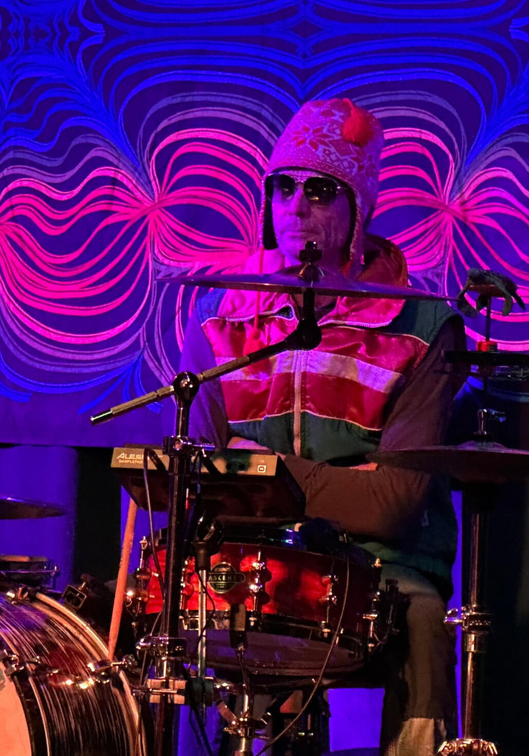 Bruce ready to play A man walks down the street in that hat, people know he's not afraid of anything.